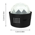 thumbnail image 3 of EGNMCR Portable LED Stage Light Crystal Ball USB Charging Voice Activated Car, 3 of 8