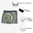thumbnail image 6 of Haiem Round Mandala1 Men's Boxer Briefs, Every Day Comfort Stretch Cotton Moisture-Wicking Underwear-Medium, 6 of 9