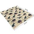 thumbnail image 2 of Beige Dinosaurs Names Pattern Blanket,Comfortable Soft Flannel Throw Blanket,All Season,Warm Lightweight Blankets for Sofa Bed Couch Living Room Chair,50"x60", 2 of 4