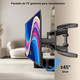 thumbnail image 5 of SOPORTE DE TV PARA PANTALLAS DE 40'' A 75'' North Bayou Brazo largo 50 cm NB-P65, 5 of 6