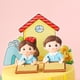 thumbnail image 3 of 2 unids graduación Tape Toppers de nuevo a la escuela Cupcake Toppers Decoraciones de pastel, 3 of 6