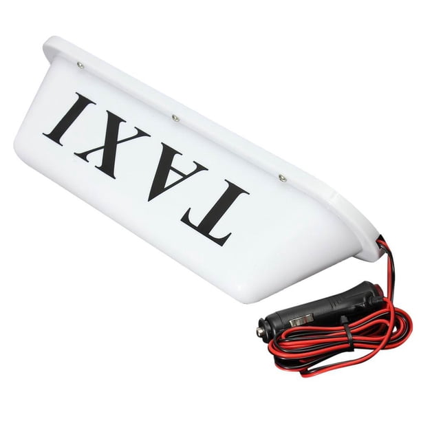 Speravity Car Vehicle Taxi Cab Roof Dome Sign white LED Lamp Magnetic Shell Base Type2 NO2