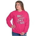 thumbnail image 3 of Save Them All Breast Cancer Awareness Women Plus Size Crewneck Sweatshirt Brisco Brands 3X, 3 of 5