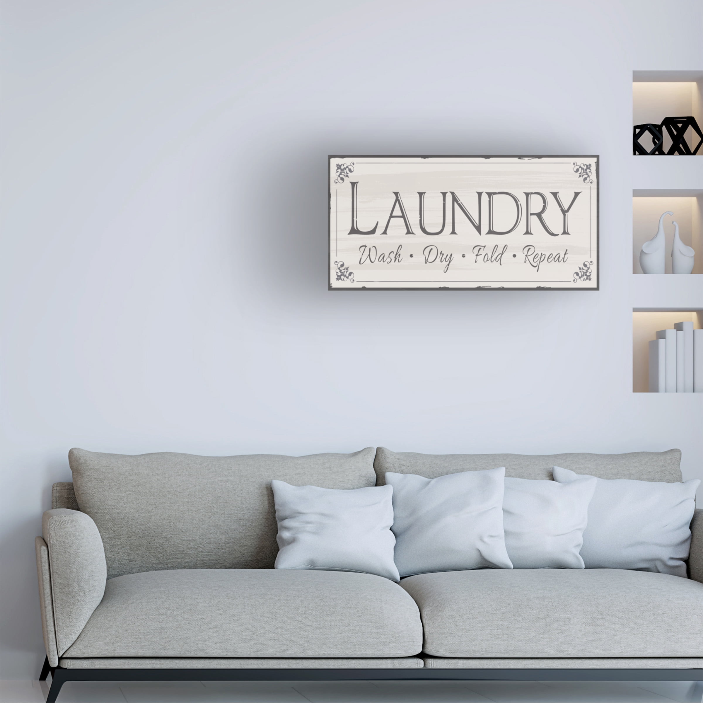 Fiona Stokes Gilbert 'Laundry Wash' Canvas Art
