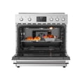 thumbnail image 4 of Lanbo 36 inch 5 Burners Freestanding Electric Range with Convection, Air Fry, Rotisserie, 4 of 15