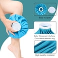 thumbnail image 2 of Ueasy Face Elbow Knee Ice Pack for Injuries, Refillable Ice Bag for Pain Relief Cold Compress Therapy for Swelling Bruises Surgery Wisdom Teeth Breastfeeding Headaches 3-Pack 6" 9" 11" - Cyan, 2 of 5