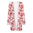 thumbnail image 5 of Munlar Womens Jackets Lightweight Trendy-Fashion Christmas Printed Long Sleeve Cardigan With Pocket Loose Casual Blouses Rain Coats for Women Clearance, 5 of 7