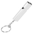 thumbnail image 1 of Sifflet Extérieur, Fournitures Extérieures Double Tubes Oxydation d'Argent pour Camping Randonnée, 1 of 8