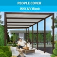 thumbnail image 3 of Coolaroo 457815 6 x 15 ft. 90 Percent UV Block Shade Fabric, Stone, 3 of 4