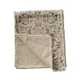 thumbnail image 5 of Bloomingville Grey and Cream Cotton Printed Table Runner with Frayed Edge, 5 of 5