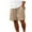 Khaki, variant on DeHolifer Men Shorts Plus Size Waffle Solid Color Casual Elastic Waist Summer Beach Shorts with Pocket Black 2XL