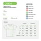 thumbnail image 2 of Playera Yazbek Cuello V para caballero Rojo jaspe Doble Extra Grande C0356, 2 of 3