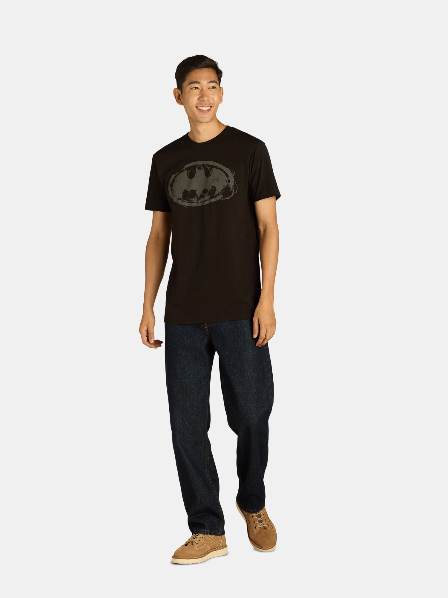 Batman Men's & Big Men's Logo Graphic Tee Shirt, Sizes S-3XL