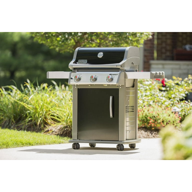 Weber Spirit E-310 Liquid Propane Gas Grill, 3-Burner, with Side
