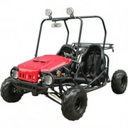 RED-Taotao Jeep Auto Style, Air Cooled, 4-Stroke, 1-Cylinder, Automatic With Reverse