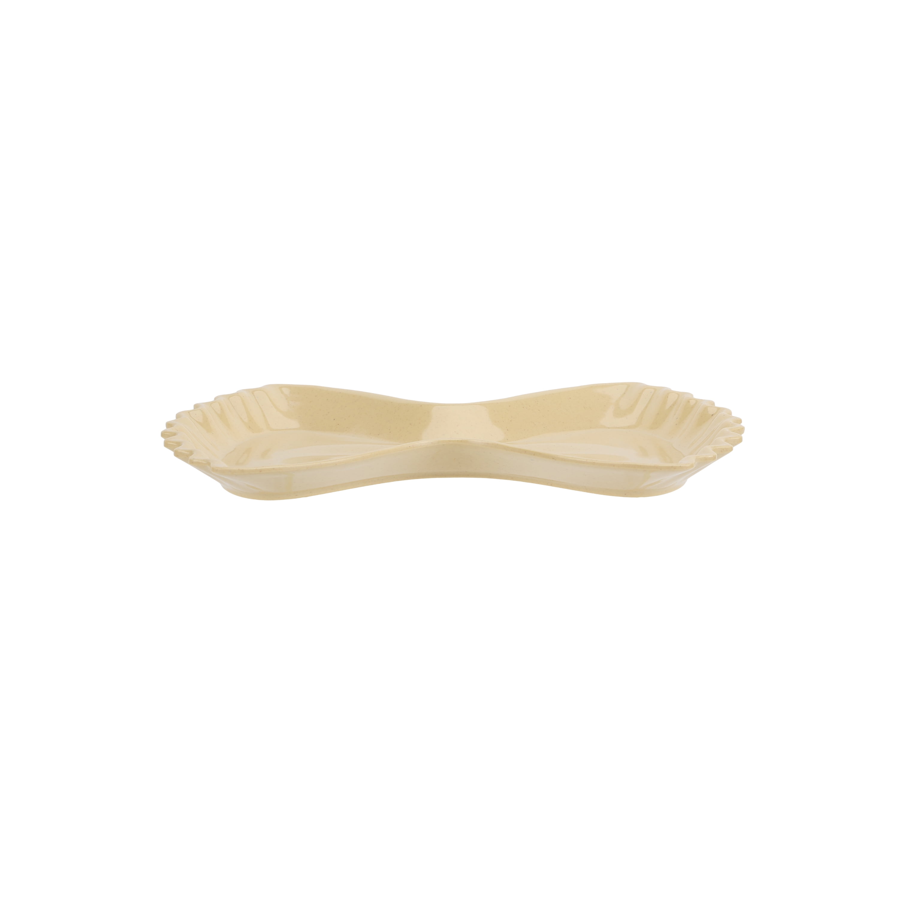 Just Feed Me by Jessie James Decker Pasta Shaped Serving Tray, Cream