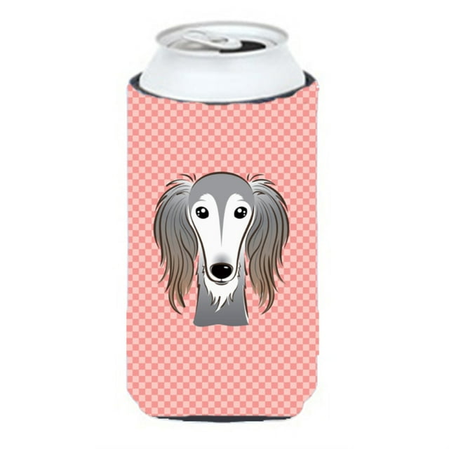 Tablero de ajedrez rosa Caroline's Treasures Saluki Tall Boy Beverage Insulator Hugger BB1229TBC