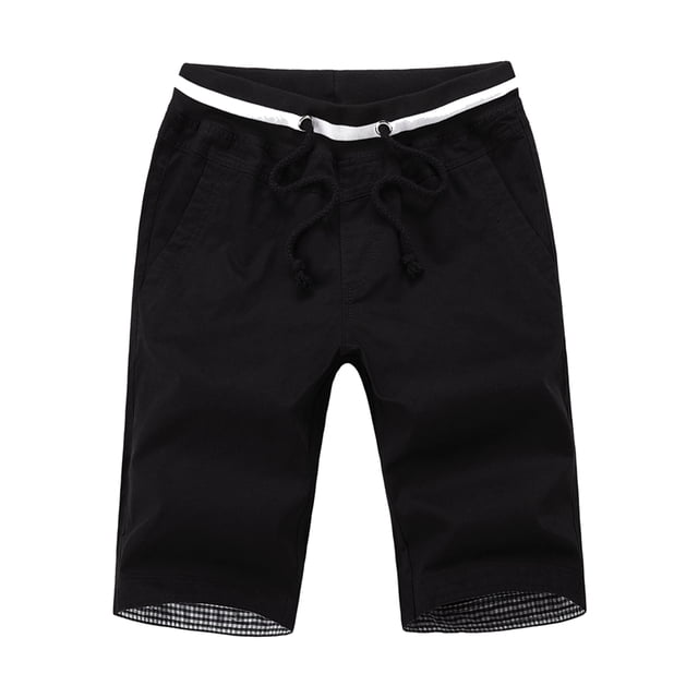 Pantalones cortos transpirables de verano Sunnimix Pantalones de playa Negro 4XL