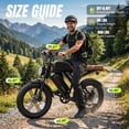 thumbnail image 6 of SISIGAD Electric Bike for Adults, 20"x4.0 Fat Tire, 750W Motor, 48V 30Ah Dual Battery, 100 Miles Range,UL2849, 6 of 10