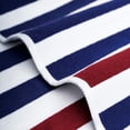 thumbnail image 6 of American Soft Linen, 100% Cotton 4-Pack Turkish Cabana Striped Beach Towels – Sand-Free, Soft & Absorbent, 30x60 Inches - Navy/Bordeaux, 6 of 10