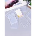 thumbnail image 2 of 5Pcs Transparent Card Holder Waterproof Bus Card Cover Student Clamshell Id Card Cover Name Tag Badge Holder for Cruise Ship Cards, Nurses, Office and, 2 of 5