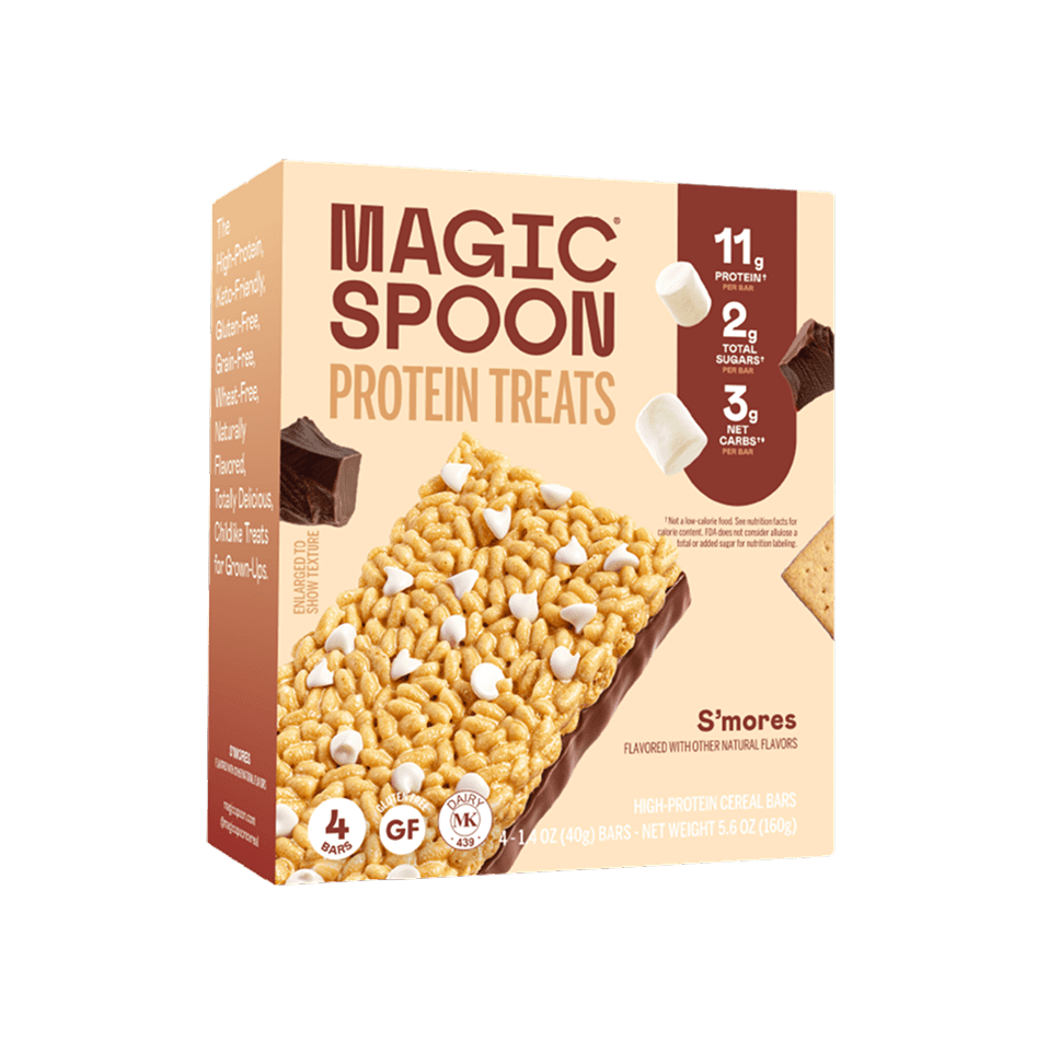 (6 pack) Magic Spoon, S'mores Protein Treats, 1.4 oz, 4 Count