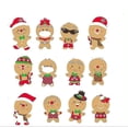 thumbnail image 1 of Adornos de hombre de jengibre JanHm para árbol de Navidad 12 piezas, 1 of 5