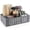 Grey, variant on NTGFU Wood Coffee Station Organizer - Coffee Bar Centerpiece with Removable Dividers & Compartments for Pods, Cups, Sugar/Syrup - Farmhouse Countertop Storage, Coffee Accessory Tray - Grey