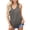 Light grey, variant on Casual Sleeveless Racerback Tops with Pocket Women's Basic V-Neck Tank Tops