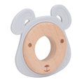 thumbnail image 3 of Anillo de madera de silicona para la dentición, juguete con forma de animal, mordedor masticable para bebés recién nacidos, tipo E, 3 of 14