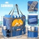 thumbnail image 5 of Bolsas de playa impermeables y resistentes a la arena, bolsa de playa de malla para mujer, bolsa de piscina para natación, bolsa de playa para vacaciones, cierre de cremallera, 5 of 6