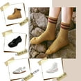 thumbnail image 6 of 5 Pairs Women's Vintage Wool Socks, Super Cozy Thick Winter Hiking Crew Socks, 6 of 7