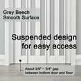 thumbnail image 5 of 38" x 80" 1-Lite Paneled PVC/Vinyl Accordion Door, 5 of 6