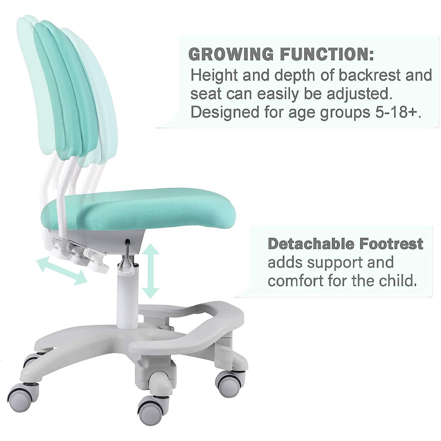 Ergonomic Kids Desk Chair Child s Children Student Study Office