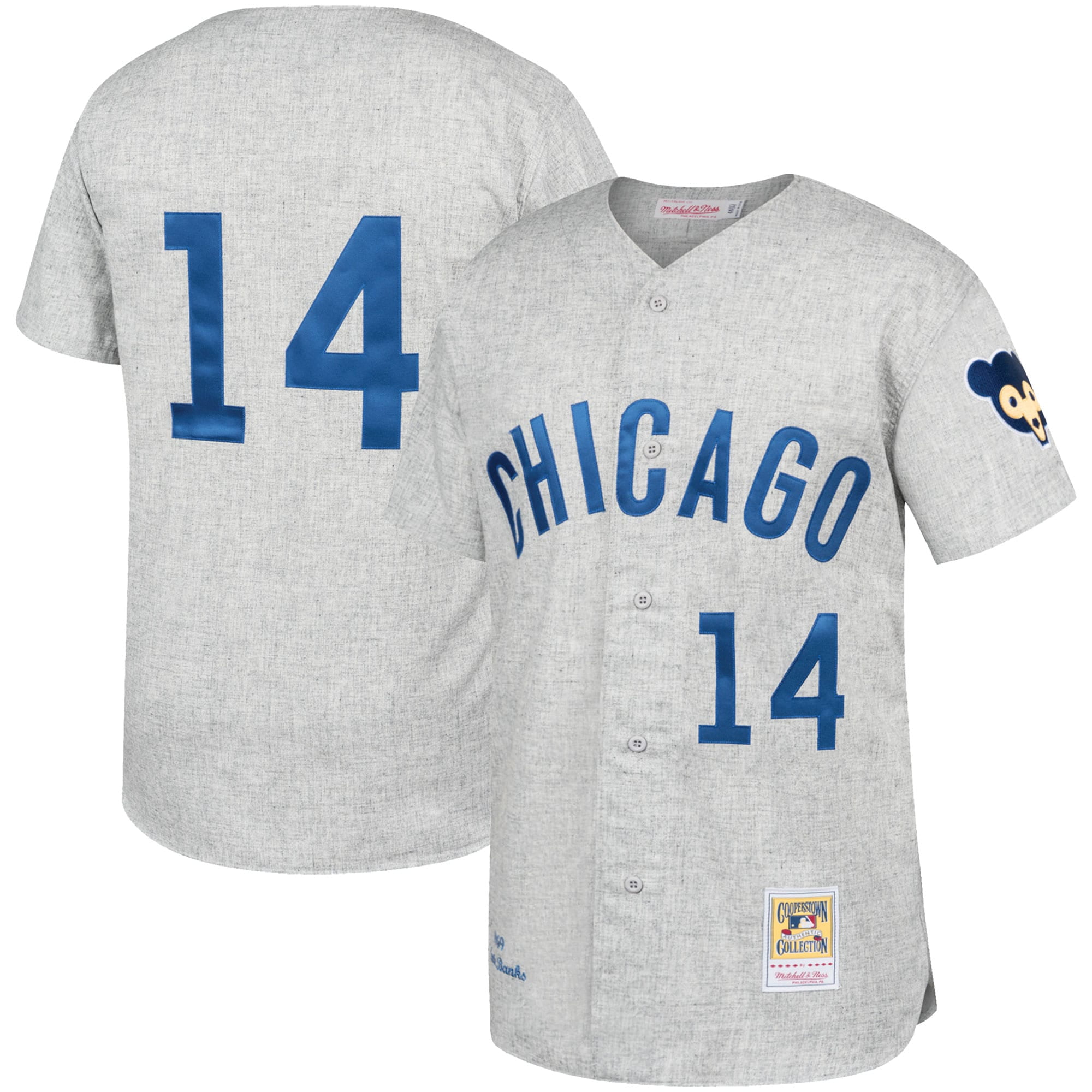 Ernie Banks Chicago Cubs Mitchell 