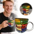 thumbnail image 2 of Vaso De Cristal Para Bebidas Frías Y Calientes. Vaso Reutilizable Y Duradero Con Borde Liso, Ideal Para Café, Té, Agua Y Zumo., 2 of 7