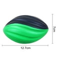 Spiral Design Rugby Ball Soft Portable Football Soft Rugby Ball Kids