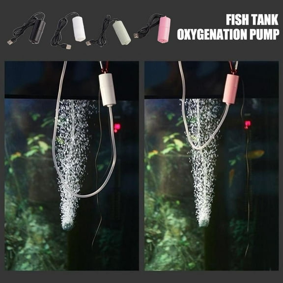 FurNest Portable Fish Tank Mini Oxygen Pump USB Oxygen Pump Outdoor Fishing P