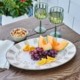 thumbnail image 3 of Better Homes & Gardens 18-inch Oval Bamboo Melamine Serving Tray, Grey, 3 of 7