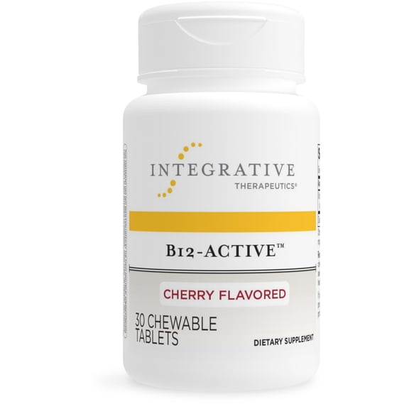 Integrative Therapeutics B12-Active, 30 Chewable Tablets (30 Servings)