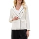 thumbnail image 1 of BLAZER DE TRABAJO PARA MUJER INSPIRE CHIC, CHAQUETA DE TRAJE DE DOBLE BOTONADURA L Blanca, 1 of 5