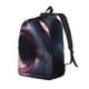 thumbnail image 1 of Disketp Dramatic Shark Attack Mochila de Lona Estampada, Mochila Escolar de Viaje Ligera para Estudiantes y Portátil-Small, 1 of 5