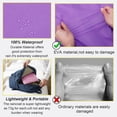 thumbnail image 3 of Bocaoying 4 Pack Reusable Rain Ponchos for Kids, Waterproof Raincoats with Hood Drawstring, Thickened Tearproof Emergency Rain Gear for Boys Girls, Unisex, Foldable, Multicolor, One Size, 3 of 7