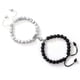 thumbnail image 1 of Pulseras magnéticas para parejas | Piedra Volcánica Natural y Cristales Curativos | Diseño de corazón a juego | Ajustable 7"-11" | Cuentas de 8 mm | Amistad, Mejor amigo, Set de regalo | Paquete de 2, 1 of 6