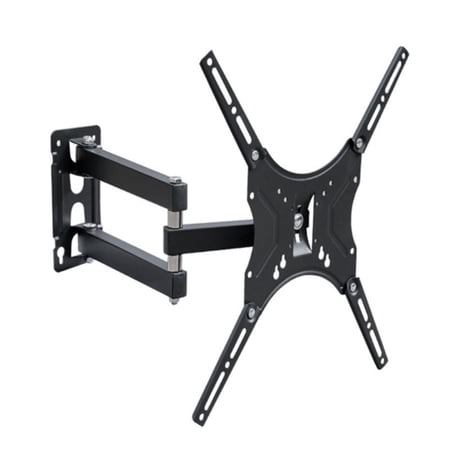 Full Motion TV Monitor Wall Mount for Most 14-55 inch Flat Curved Screen TVs & Monitors Up to 110lbs Max VESA 400x400mm
