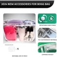 thumbnail image 2 of Clear Beach Bag Organizer, Accessories for Bogg Bag Waterproof Insert Divider Pouch PVC Storage Bag, Suitable for BOGG BAG Organizing Your Bag and Divide Space, Transparent & White (X-Large), 2 of 6