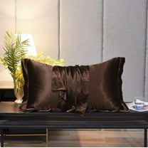 Tupukom Silk Pillowcase with Zipper Ultra Smooth and Soft Breathable Cooling Silk Satin Pillowcase Gifts for Women Men Mother's Day Gifts Summer Essentials