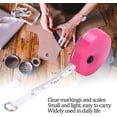 thumbnail image 4 of Soft Tape Measure Mini Colored Keychain Shape Retractable Ruler for Sewing Body Measurement (Rose), 4 of 5
