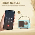 thumbnail image 4 of Altavoz Bluetooth PRUNUS J-999 estilo retro vintage azul, 4 of 6
