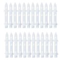 thumbnail image 2 of White Christmas Decorations for Tree Christmas Decorations Christmas Tree Fence White Fence Plastic Fence Splicing Guardrail Christmas Tree Decorations White, 2 of 8